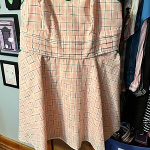 Unique Vintage Plaid A-Line Dress